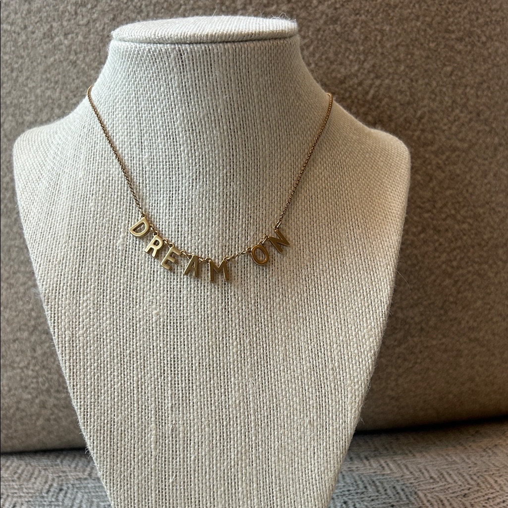 Gold Dream On Letter Necklace By India Hicks - Womens Jewelry 40$